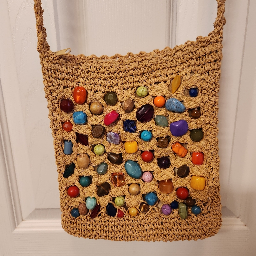 Cappelli straworld paper straw bag.